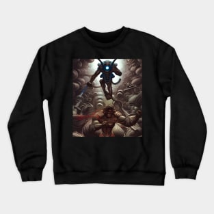 Steampunk battle Crewneck Sweatshirt